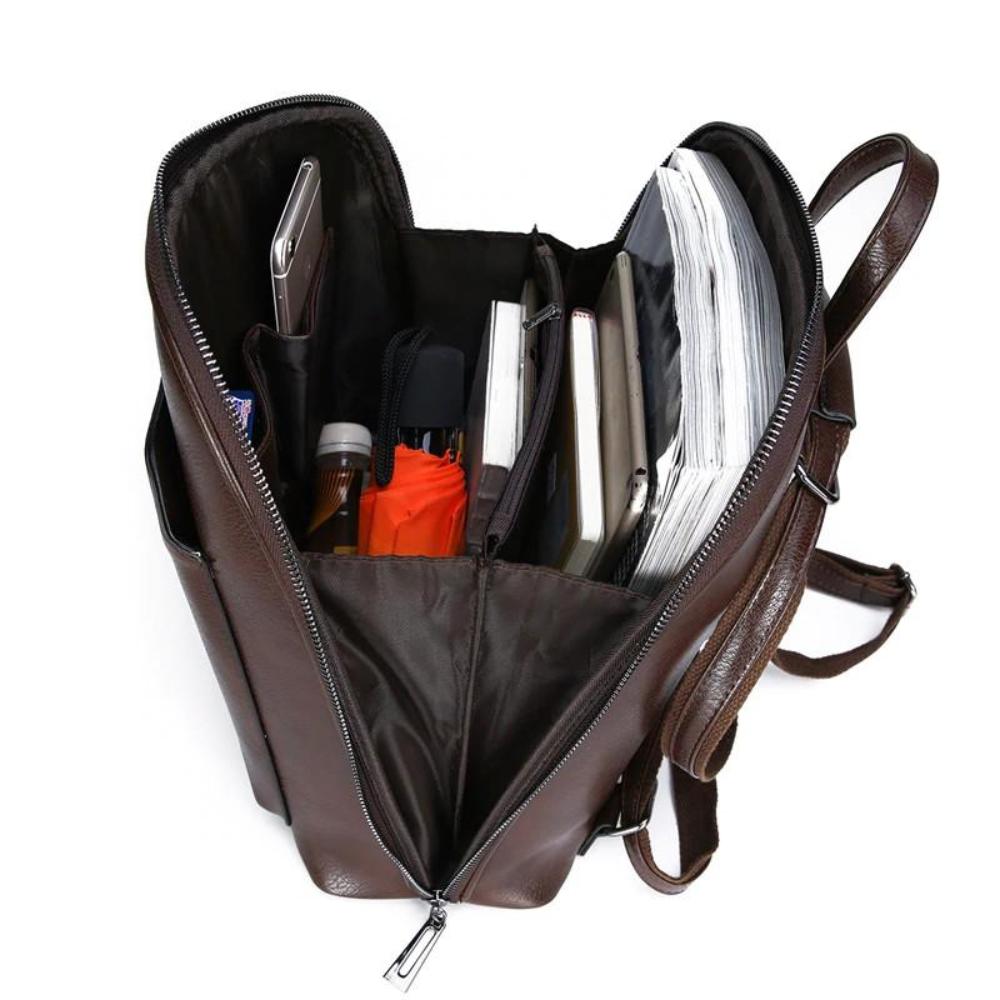 Camille™ | Sac à dos double zip classique au design épuré