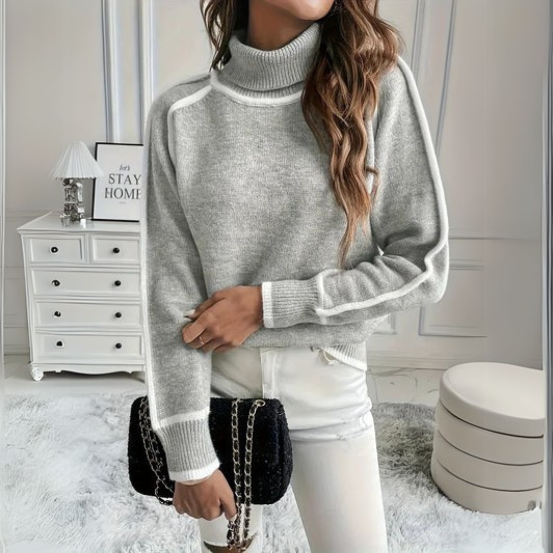 Camille™ | Pull à col roulé décontracté