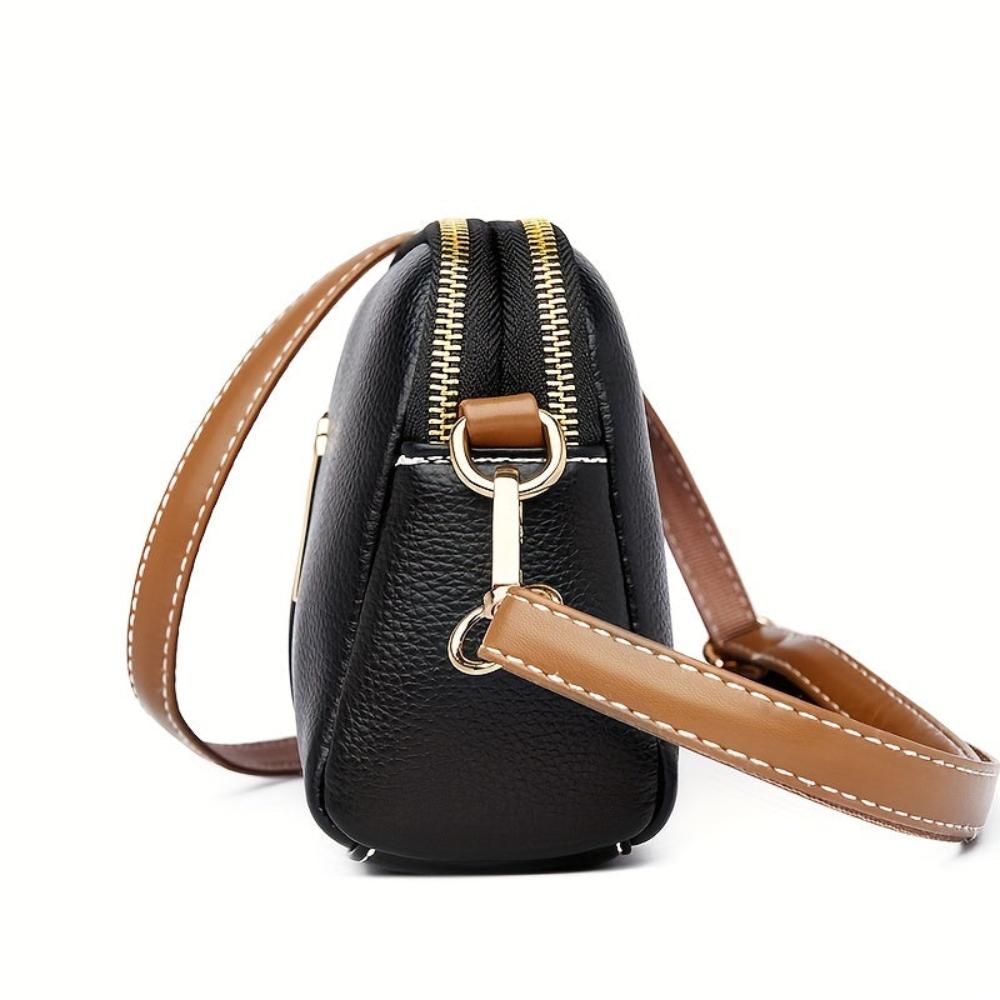 Camille™ | Sac bandoulière en relief à la litchi