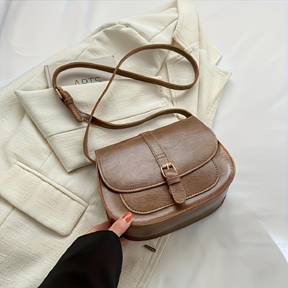 Camille™ | Sac bandoulière classique en forme de selle