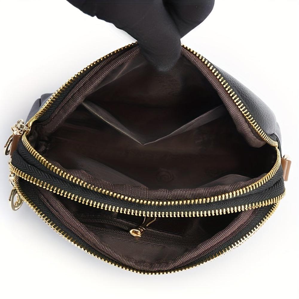 Camille™ | Sac bandoulière en relief à la litchi