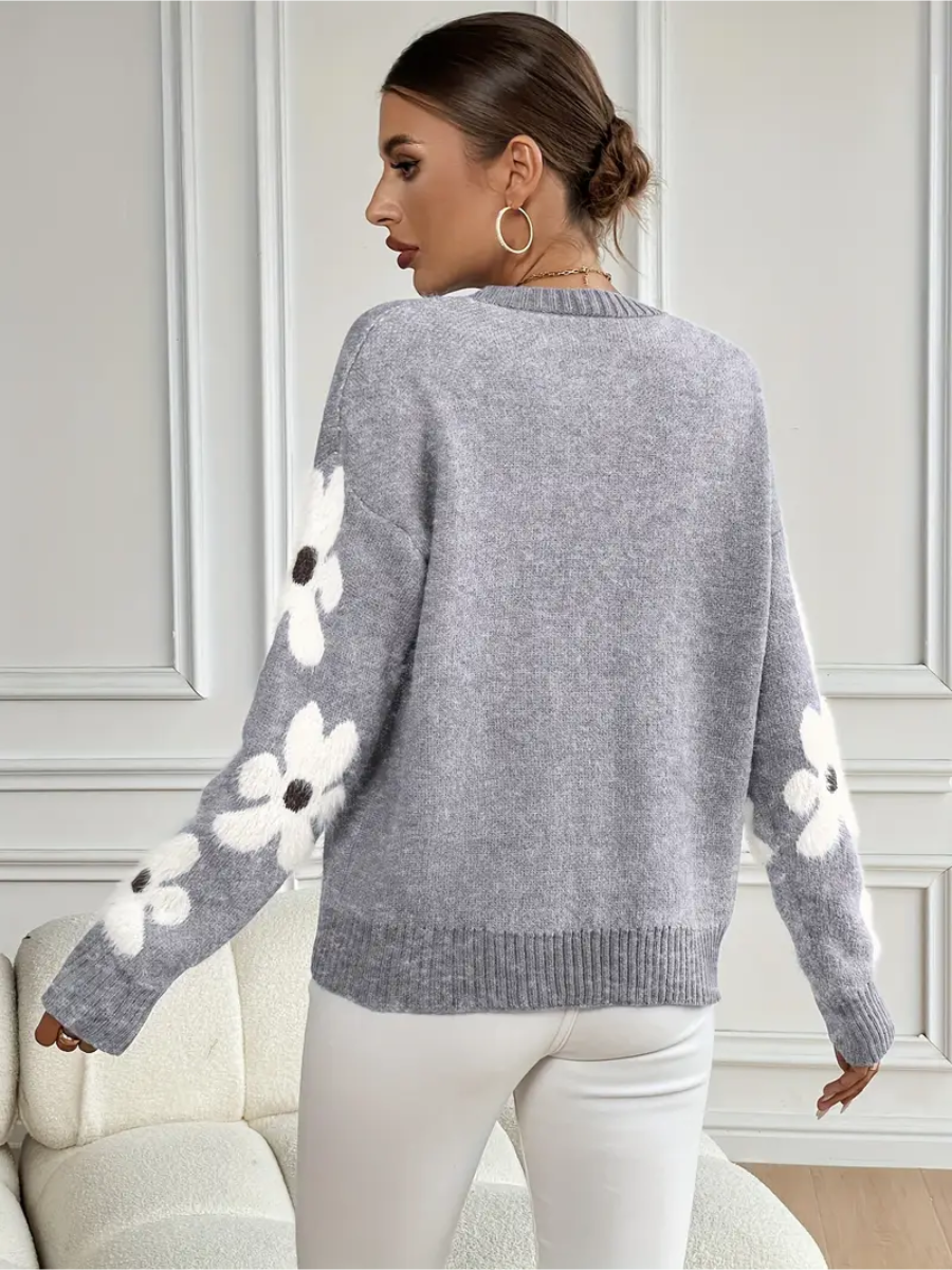 Isabella™ – Elegant tröja med blommönster