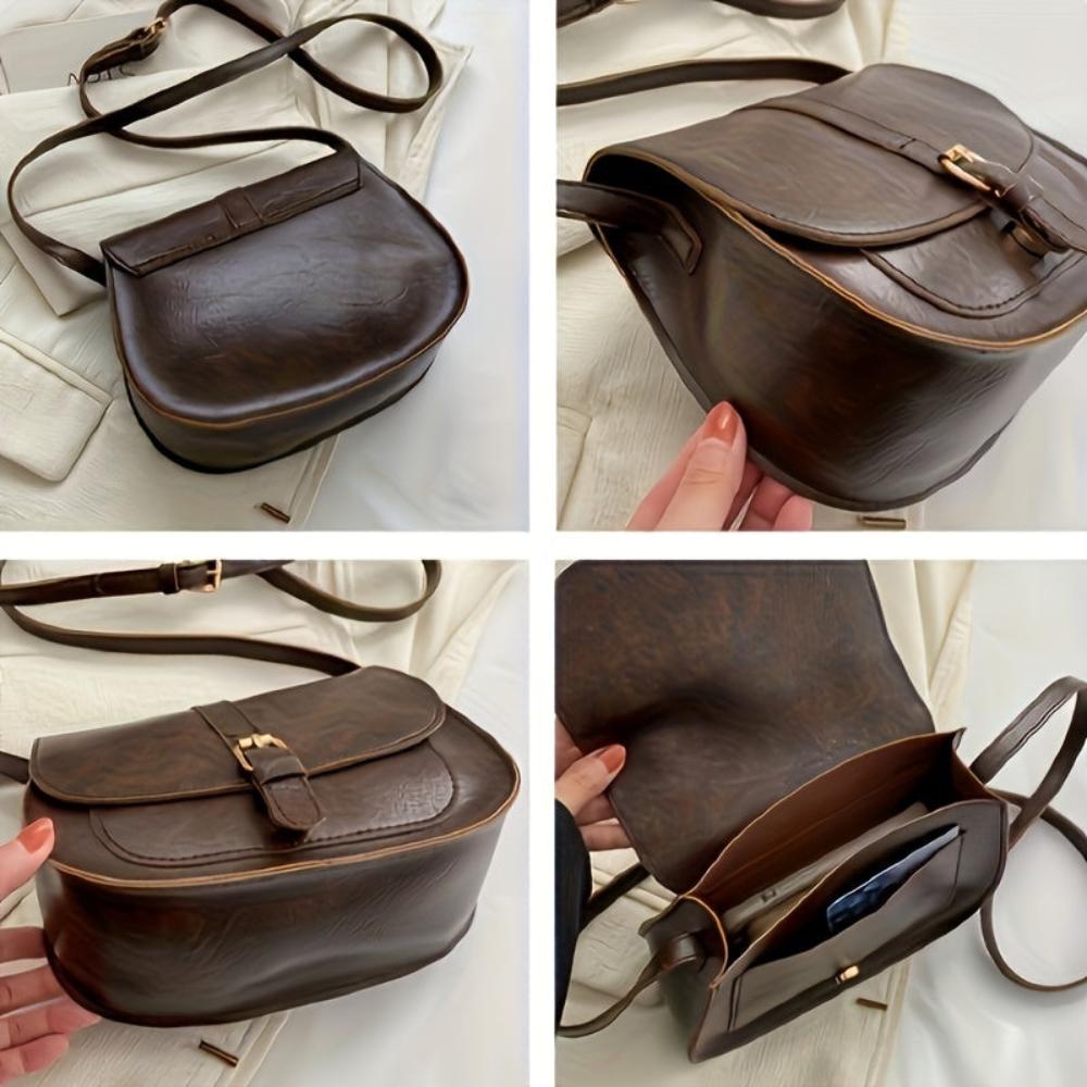 Camille™ | Sac bandoulière classique en forme de selle