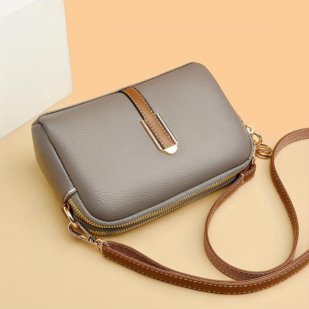 Camille™ | Sac bandoulière en relief à la litchi