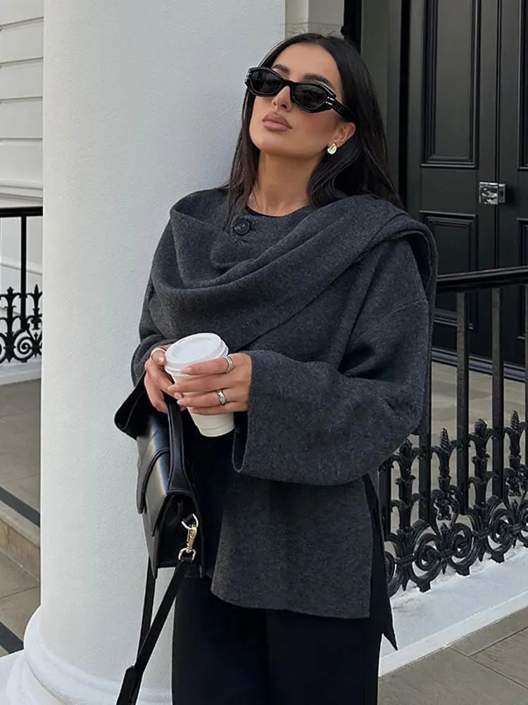 Camille™ | Manteau Écharpe Chic