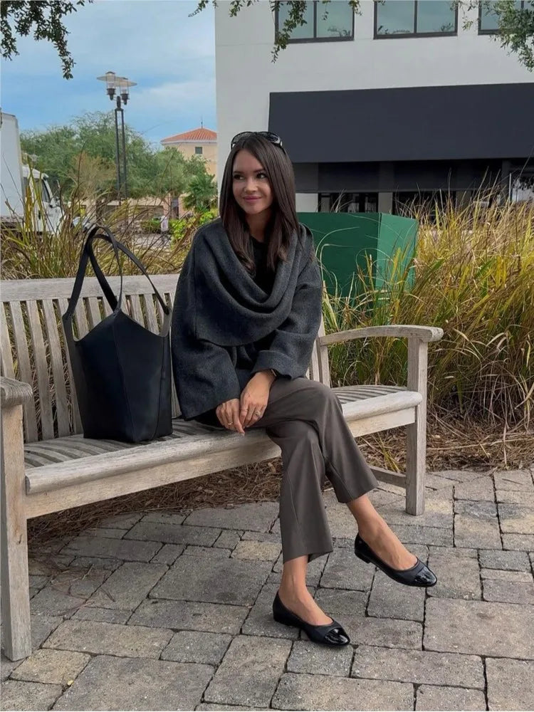Camille™ | Manteau Écharpe Chic