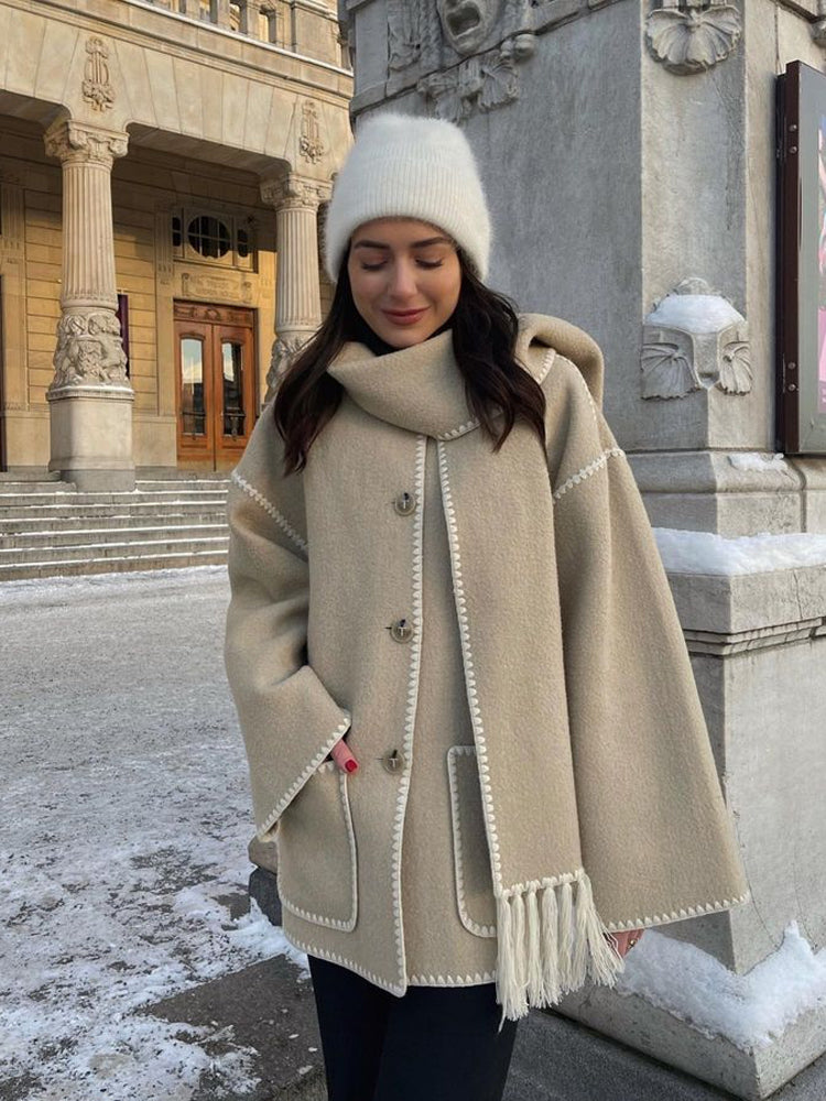 Camille™ | Manteau Écharpe