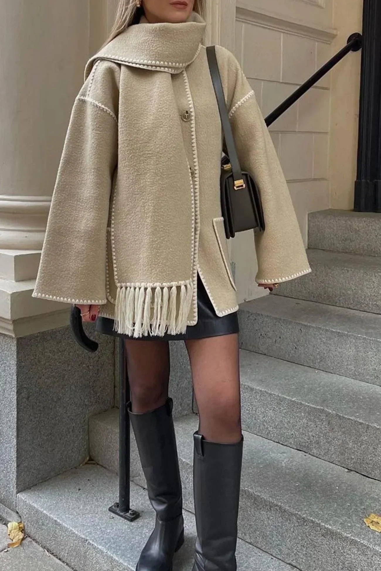 Camille™ | Manteau Écharpe