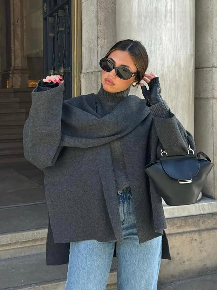 Camille™ | Manteau Écharpe Chic