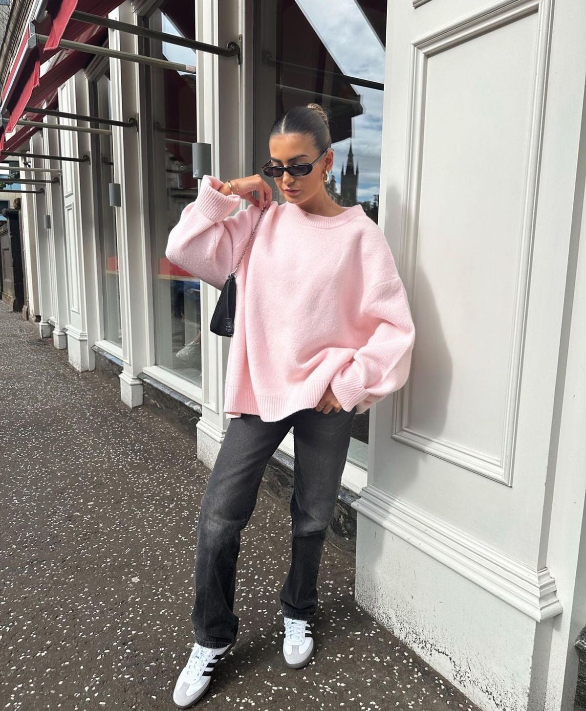 Camille™ | Pull rose oversize