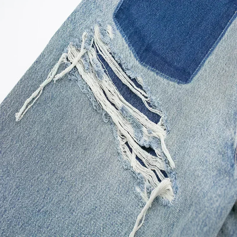 Camille™ | Jean Patchwork Destroyed