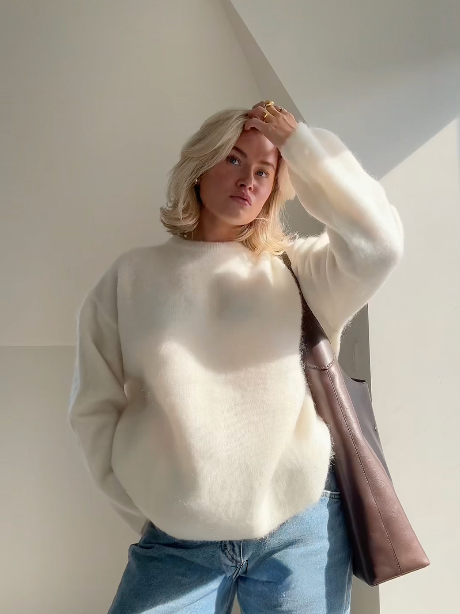 Camille™ | Pull Col Rond en Mohair