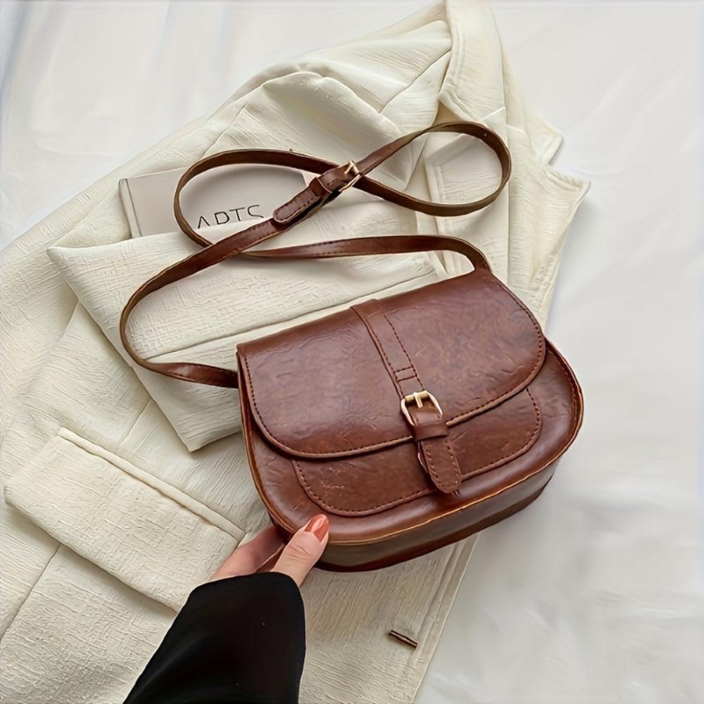 Camille™ | Sac bandoulière classique en forme de selle