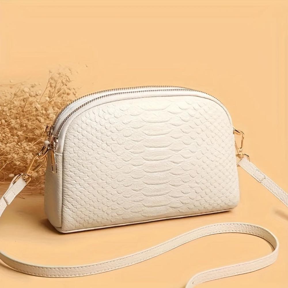 Camille™ | Mini sac bandoulière en simili crocodile