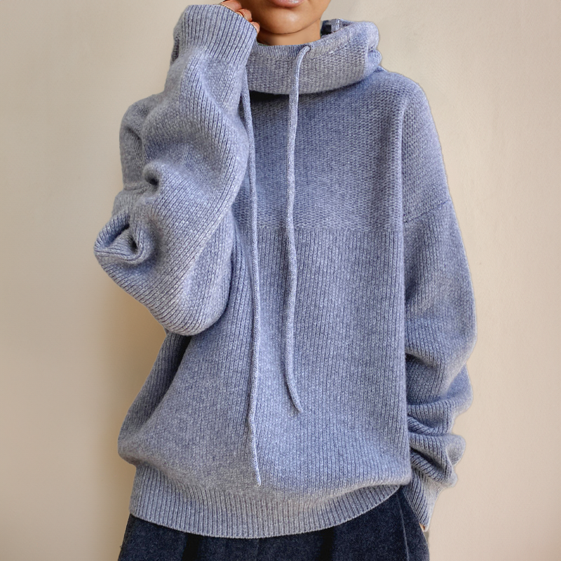 Camille™ | Pull à col roulé en laine mérinos