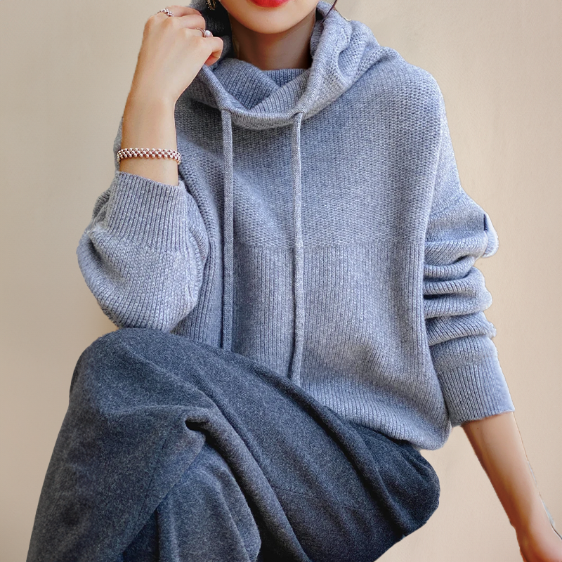 Camille™ | Pull à col roulé en laine mérinos