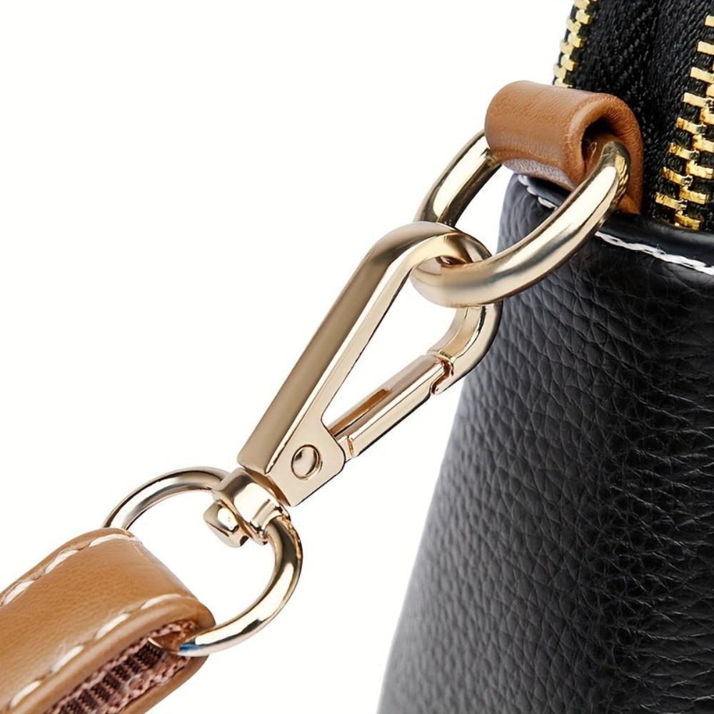 Camille™ | Sac bandoulière en relief à la litchi