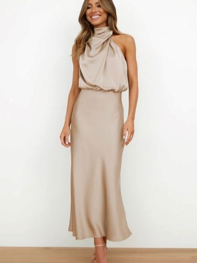 Camille™ | Grace Robe Élégante en Soie