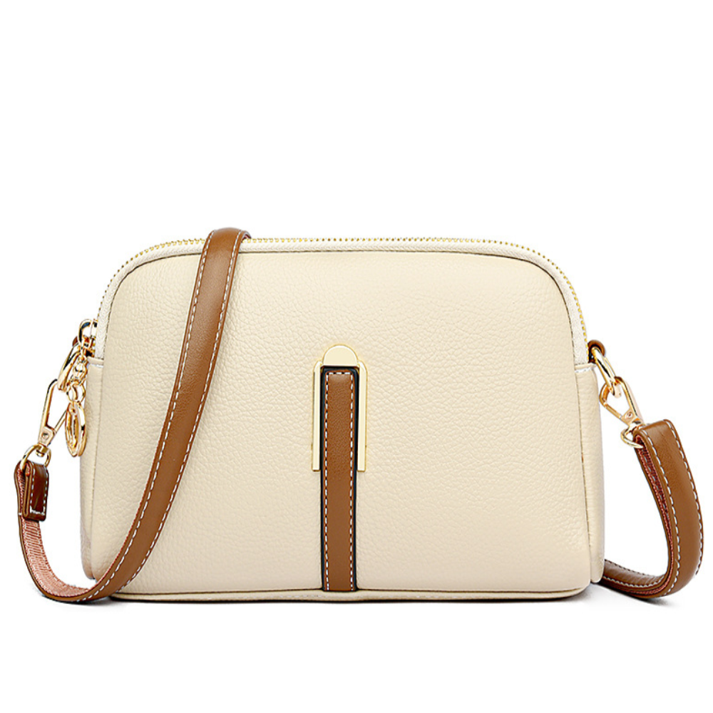 Camille™ | Sac bandoulière en relief à la litchi