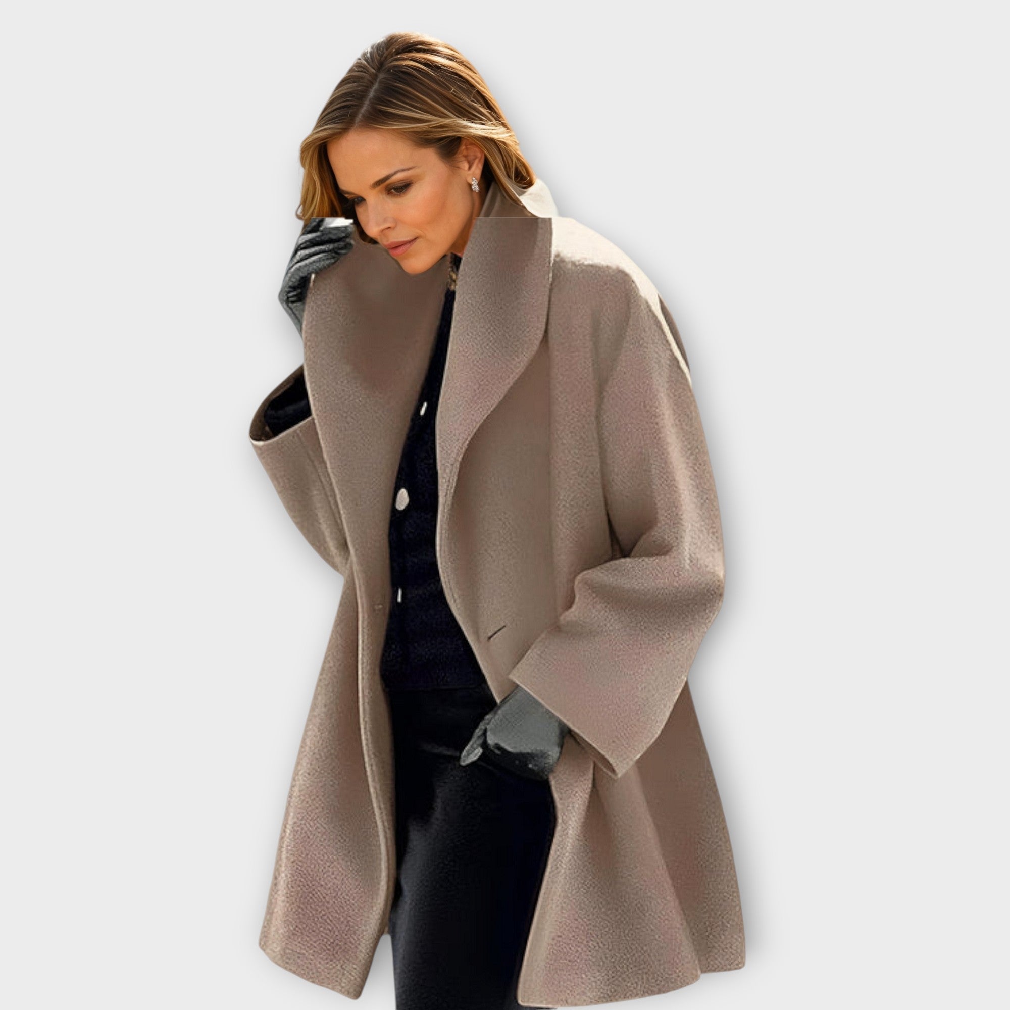 Sofia™ | Elegant ullkappa för höst & vinter
