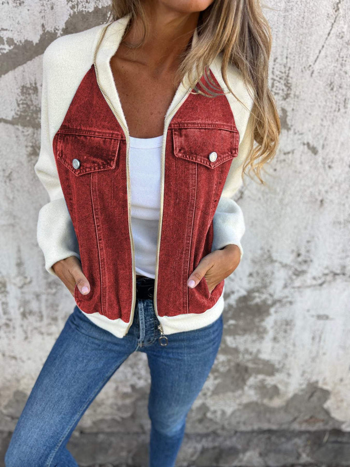 Felicia™ | Unik denimjacka med vintage twist