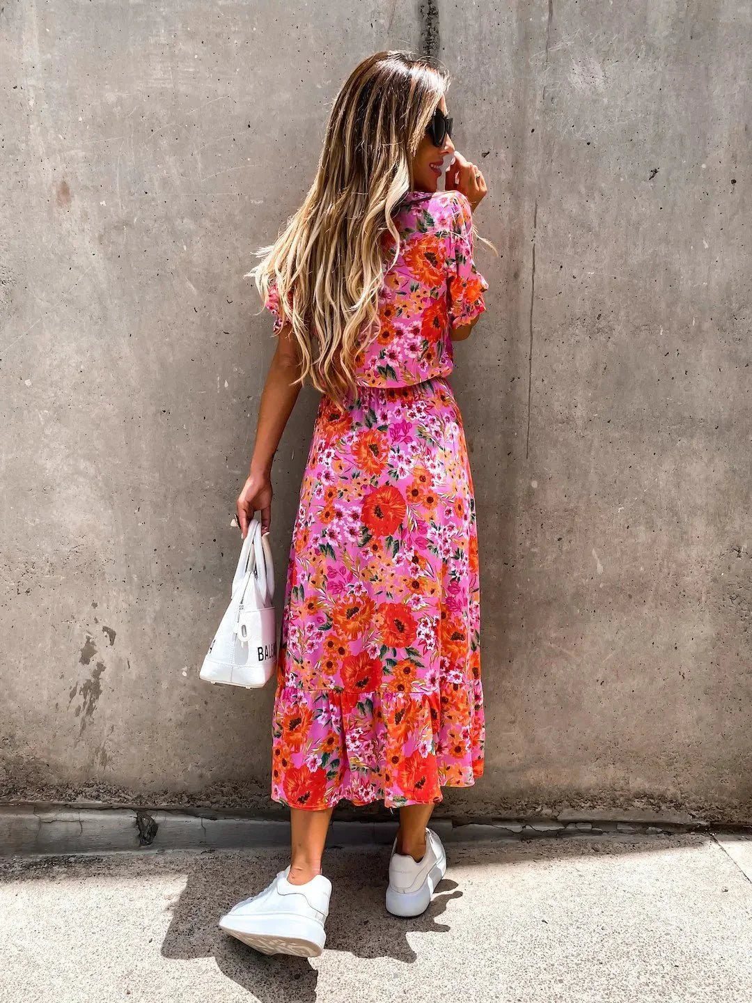 Camille™ | Naila Robe Fleurie Élégante