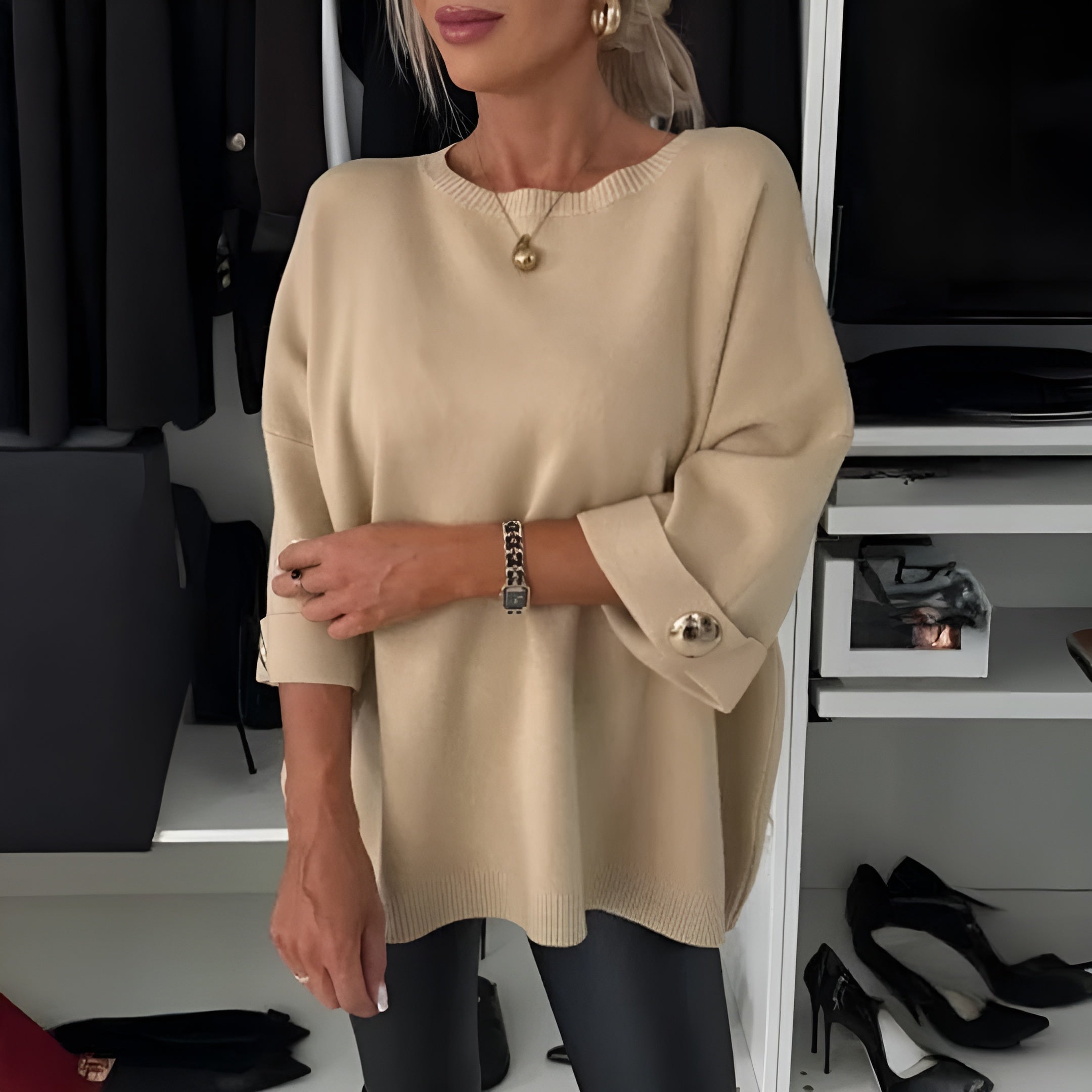 Anna™ | Stickad Top