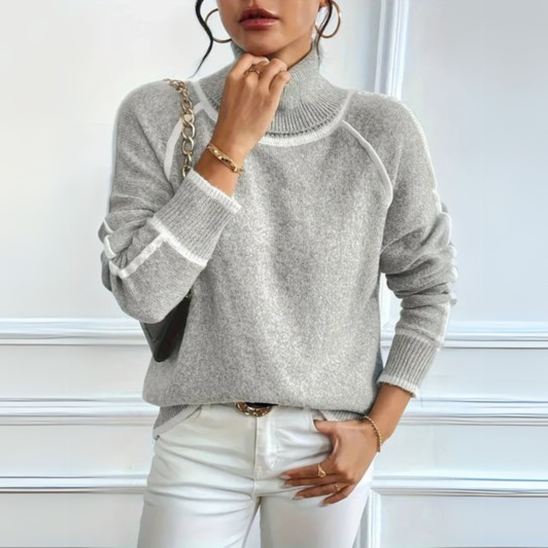 Camille™ | Pull à col roulé décontracté
