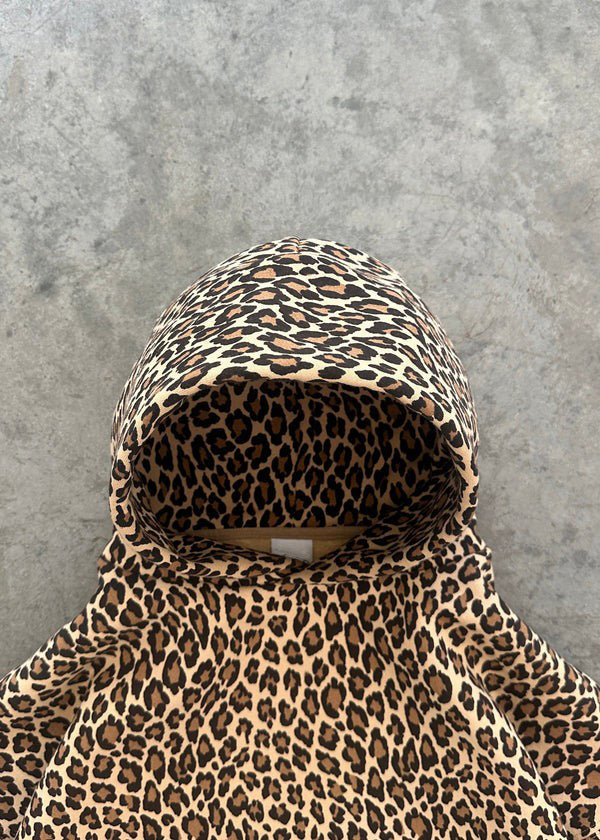 Camille™ | Sweat à capuche imprimé léopard