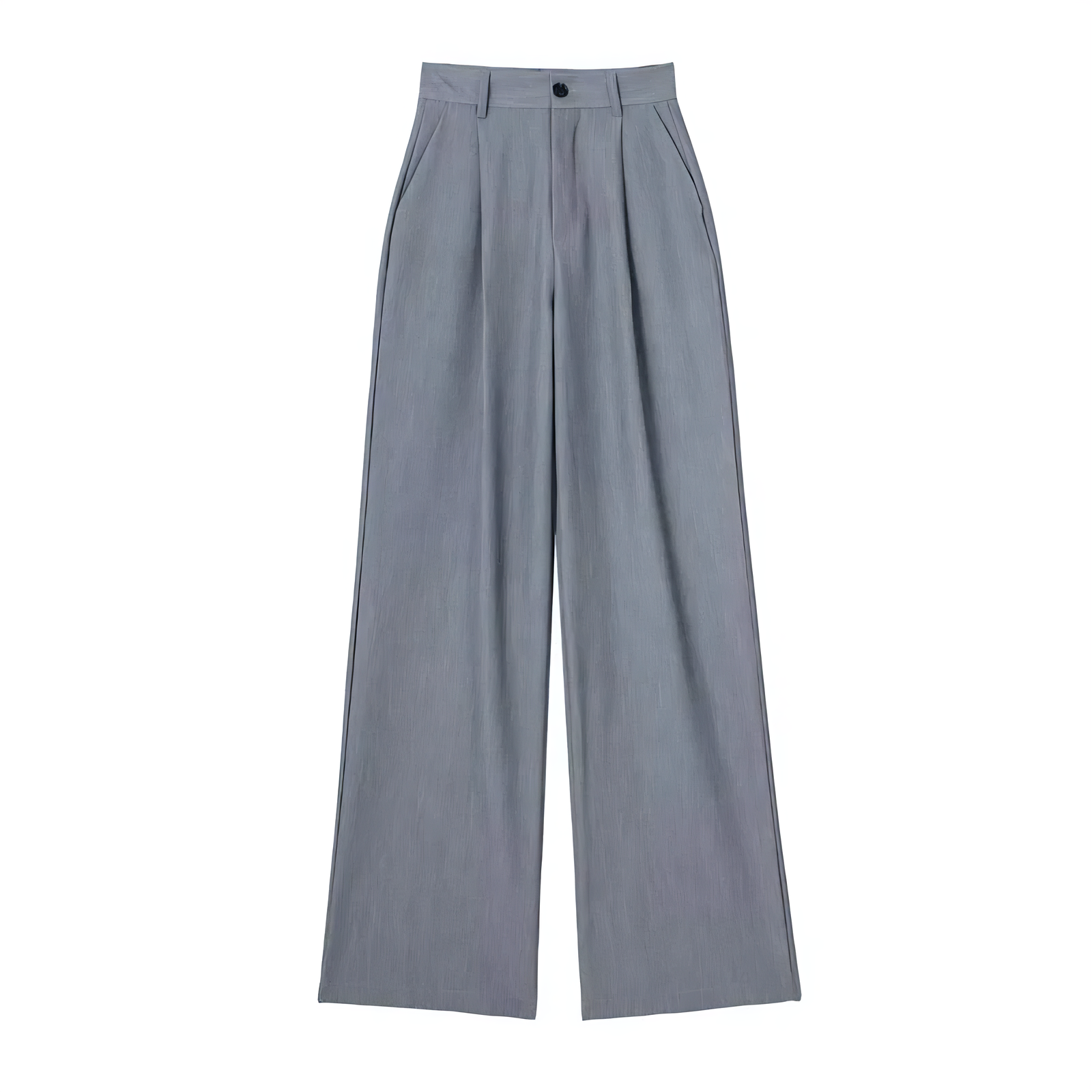 Camille™ | Pantalon Large Gris Élégant