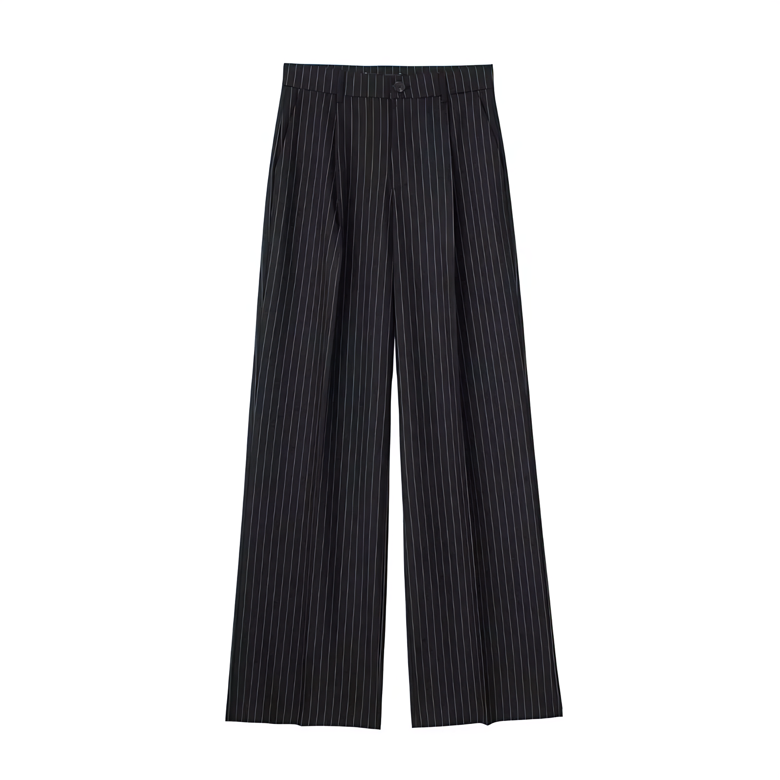 Camille™ | Pantalon Large à Rayures Chic