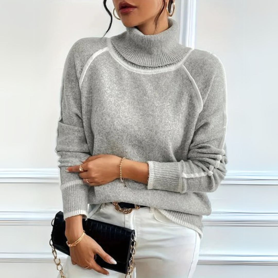 Camille™ | Pull à col roulé décontracté