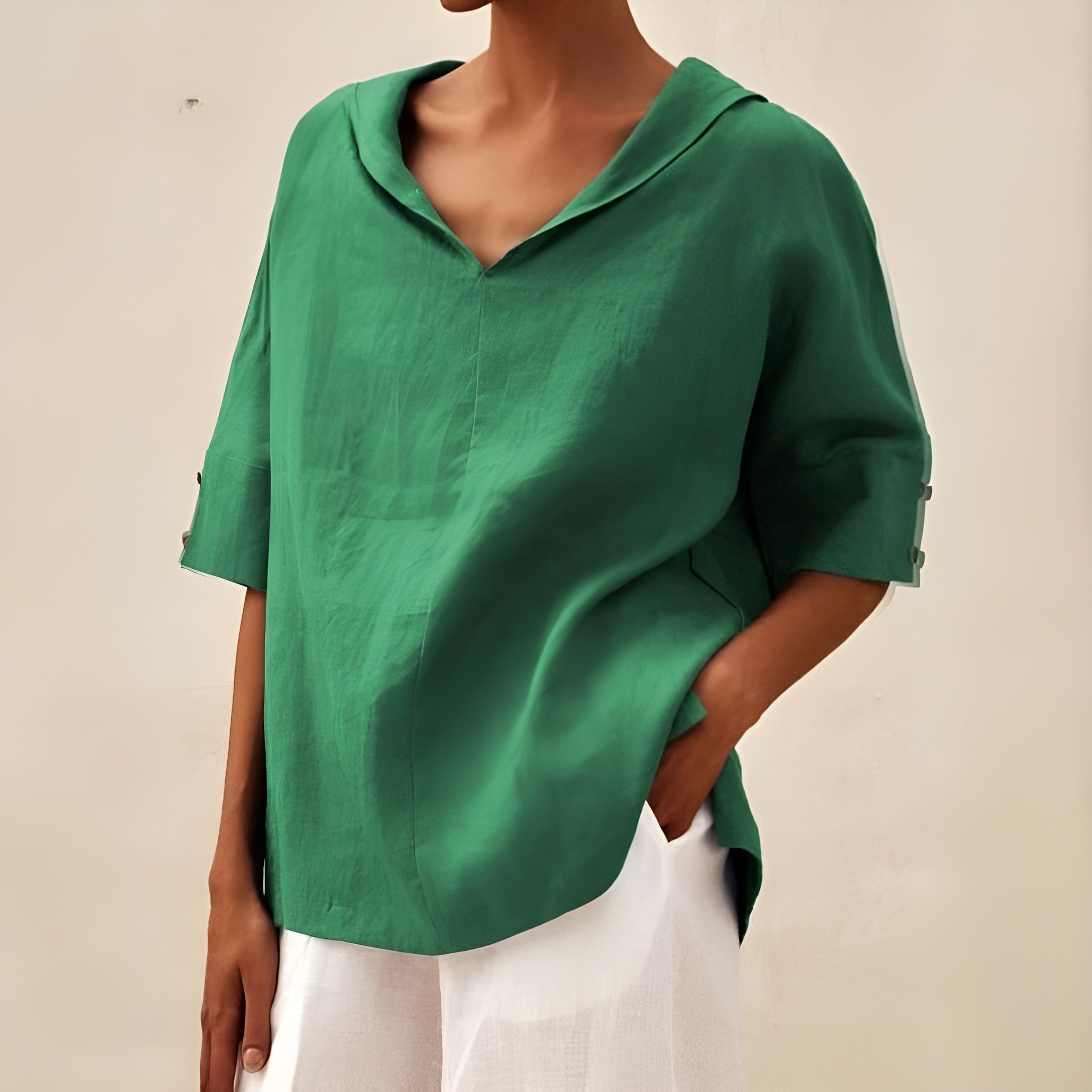 Runi™ | Blus i Linne