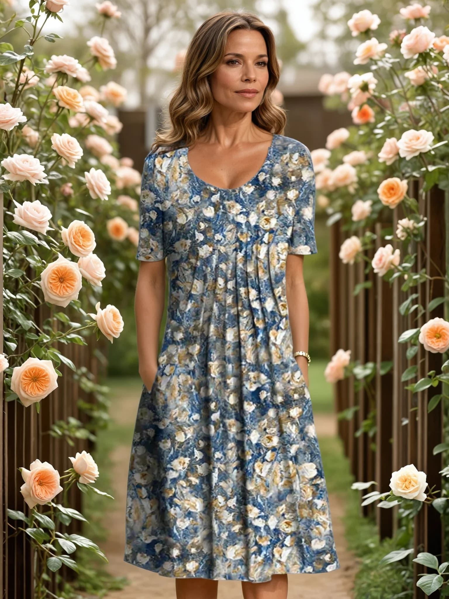 Lova™ | Elegant Blommig Klänning