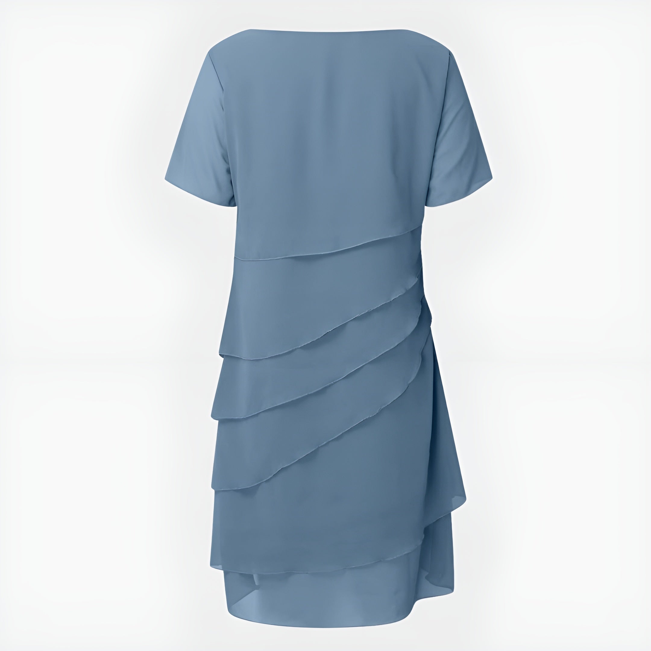 Amélie™ | Plisserad Chiffonklänning