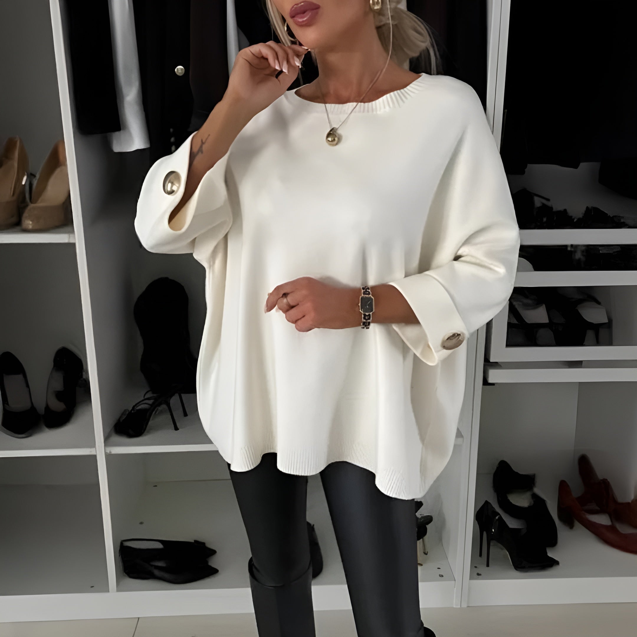Anna™ | Stickad Top