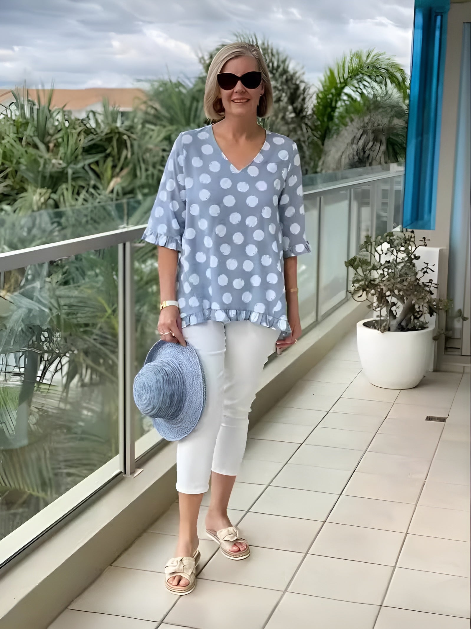 Birgitte™ | Elegant Vintage-Topp
