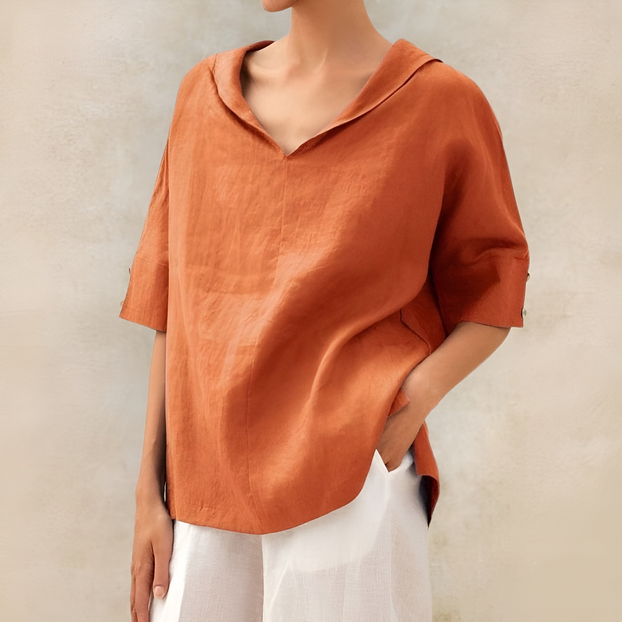 Runi™ | Blus i Linne