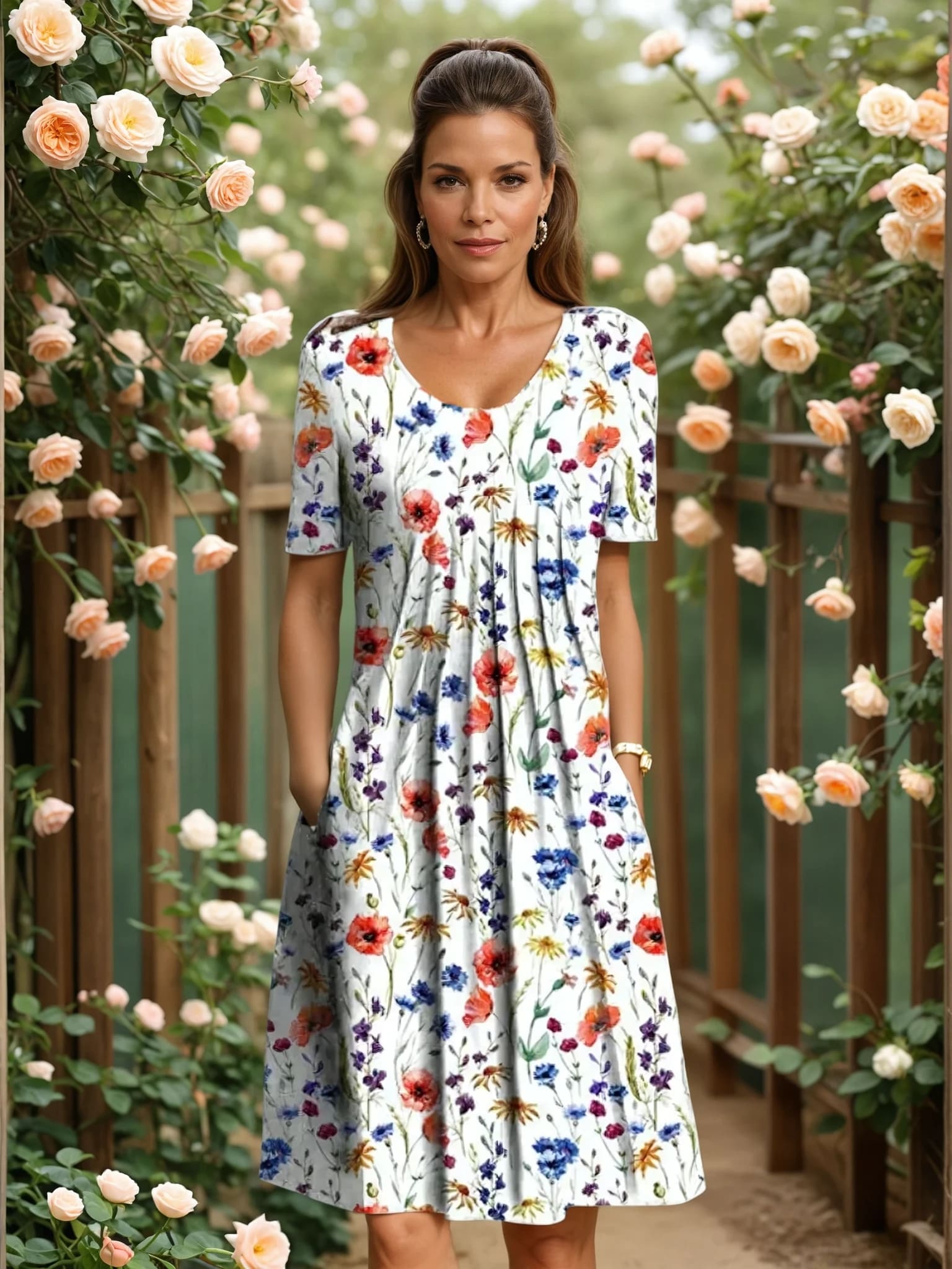 Lova™ | Elegant Blommig Klänning