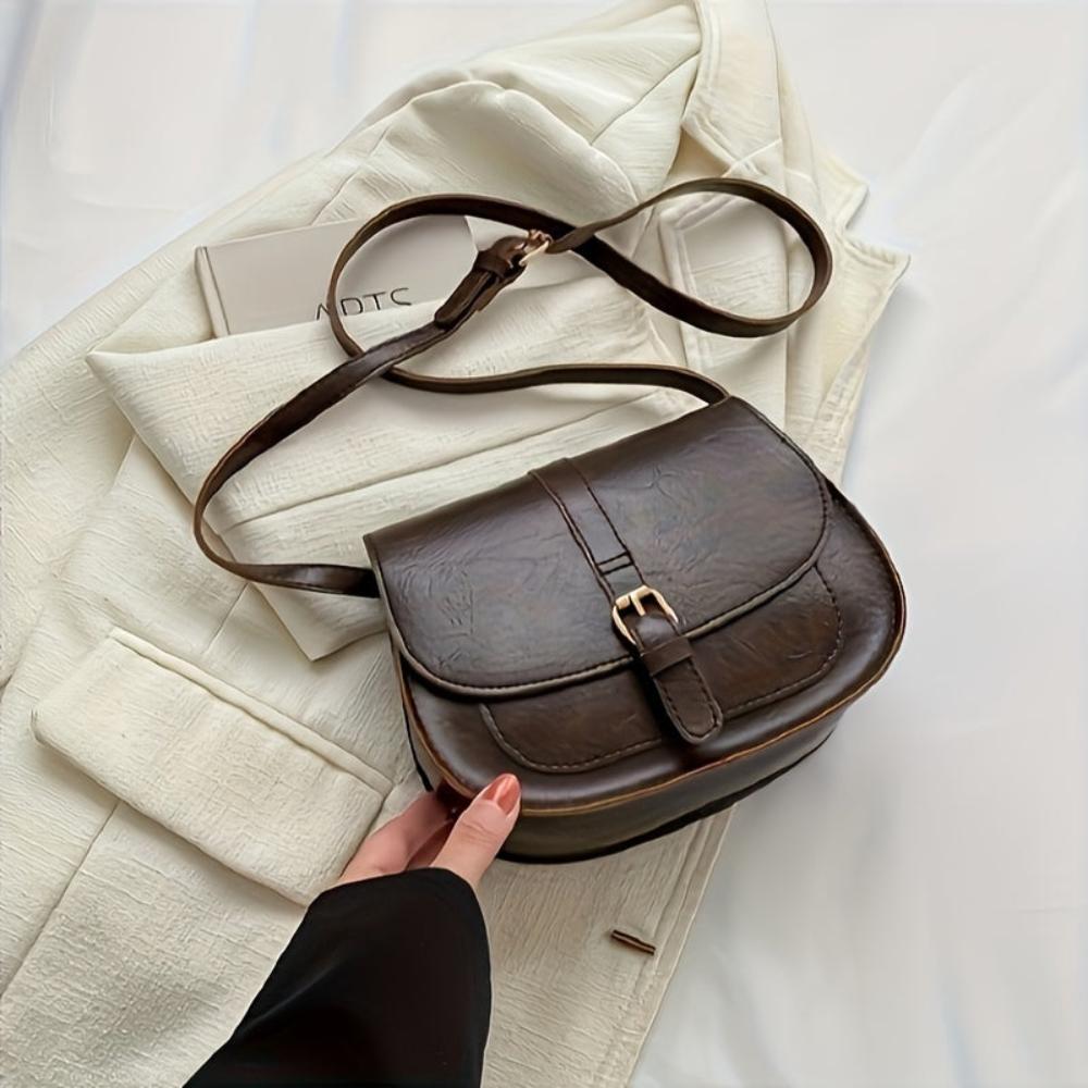 Camille™ | Sac bandoulière classique en forme de selle