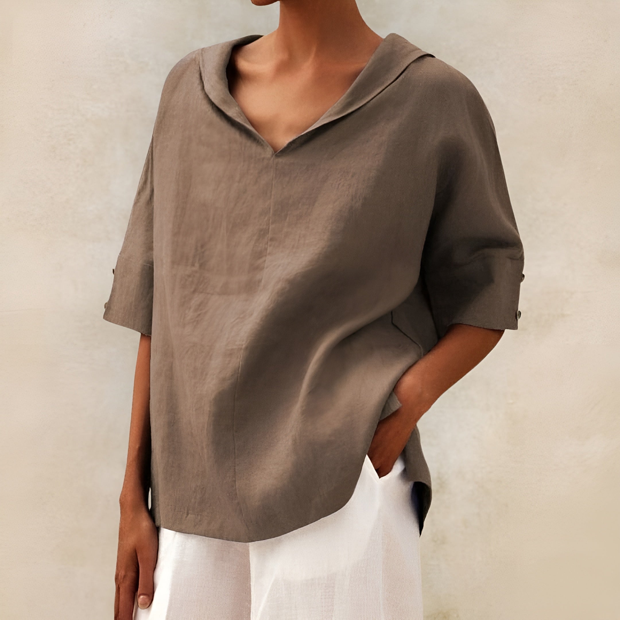 Runi™ | Blus i Linne