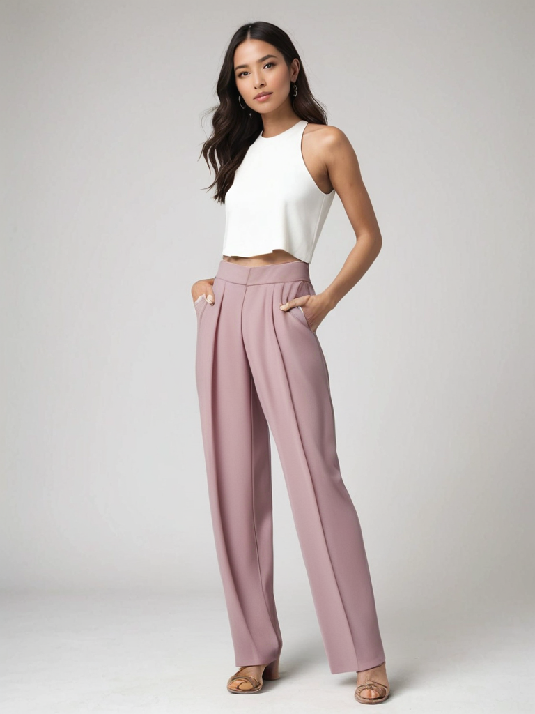 Camille™ | Pantalon Évasé Élégance Structurée