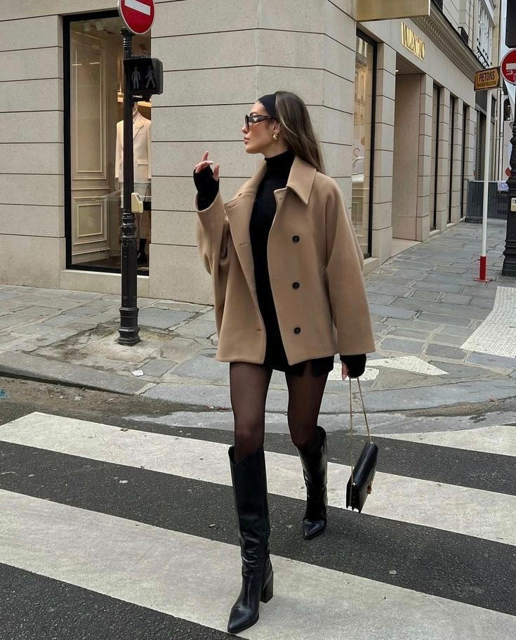 Camille™ | Manteau en laine oversize