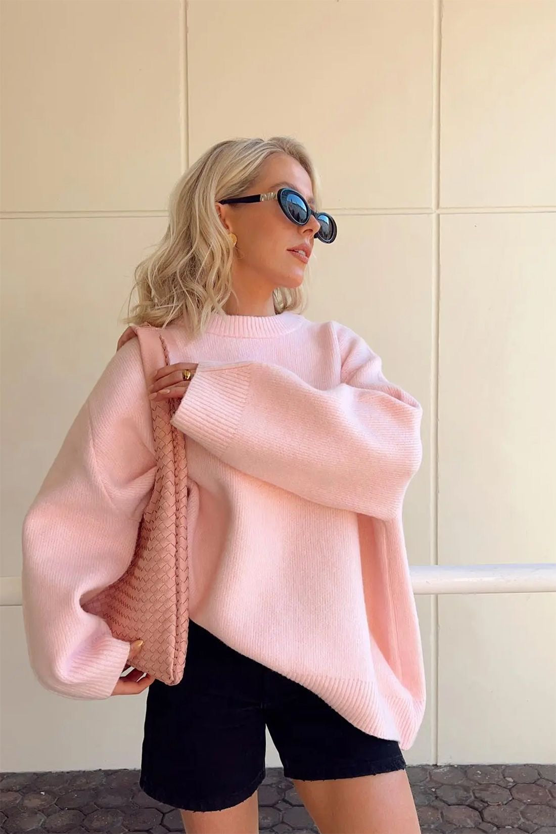 Camille™ | Pull rose oversize
