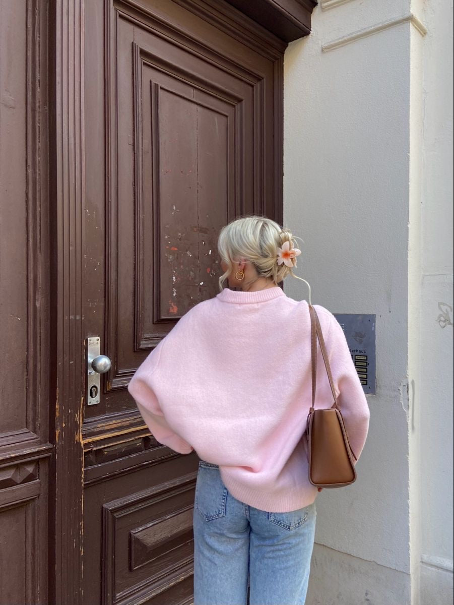 Camille™ | Pull rose oversize
