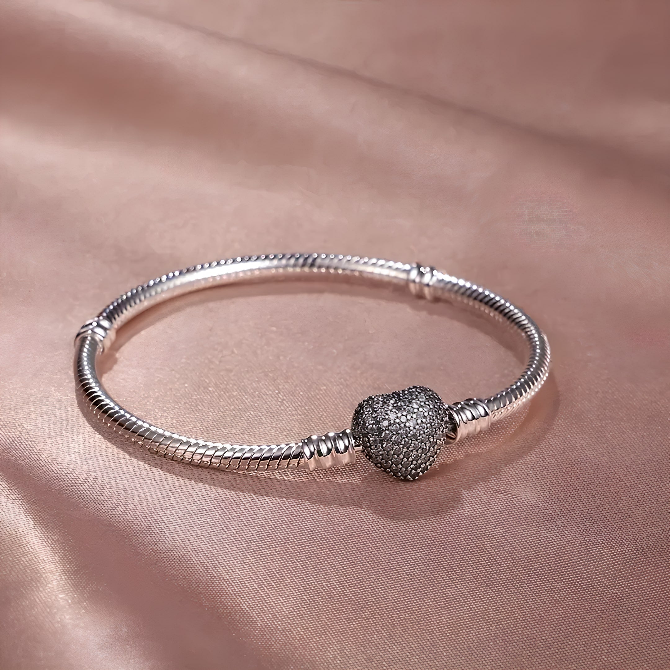 Eterhjärta™ |   Hjärta Silverarmband