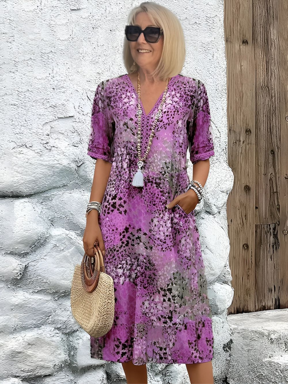 Sanne™ | Livlig Klänning