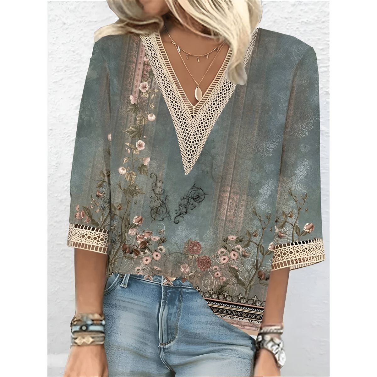 Vilda™ | Elegant Blus med V-ringning