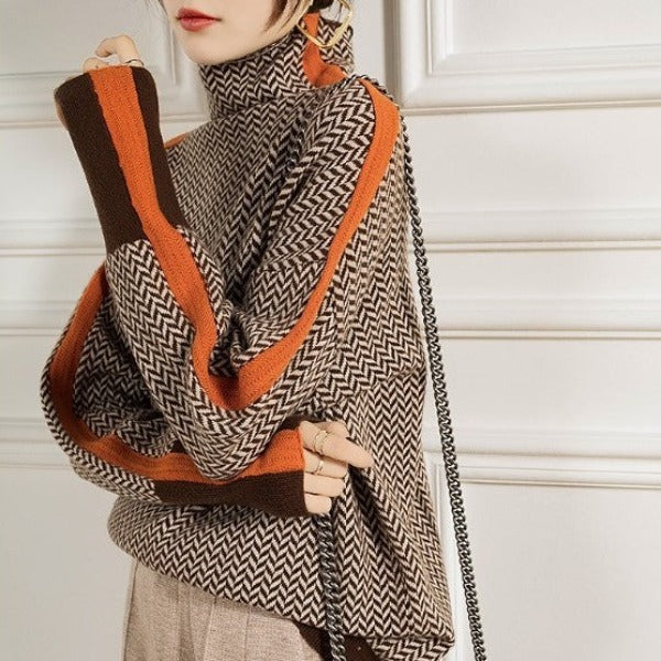 Catharina™ | Polotröja med kontrasterande ränder