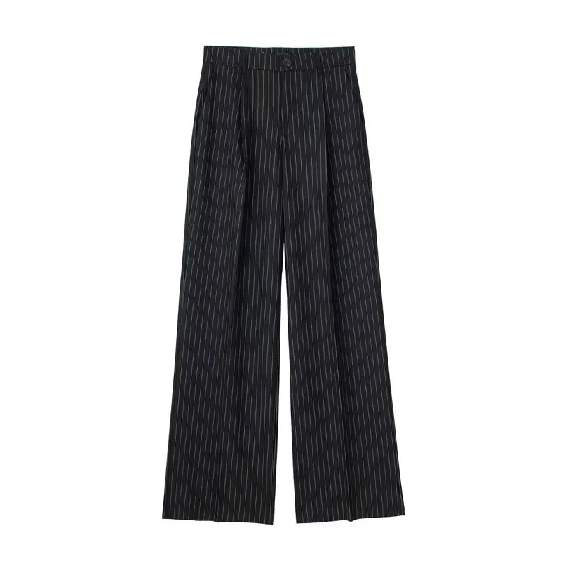 Camille™ | Pantalon Large Écru Élégant
